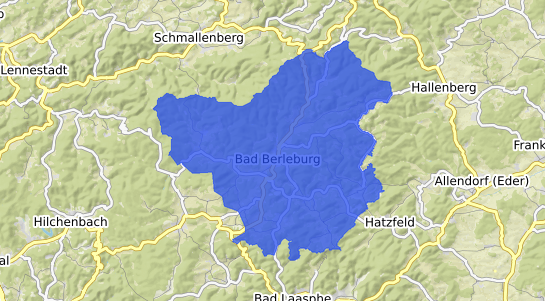 Bodenrichtwertkarte Bad Berleburg